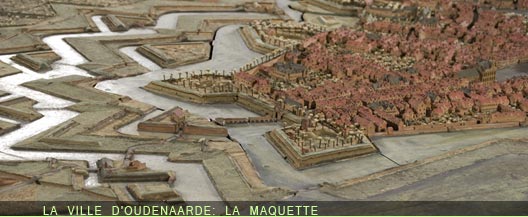 la maquette de la ville d'Oudenaarde