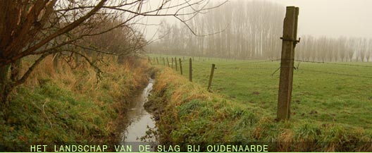 het landschap van de slag bij Oudenaarde