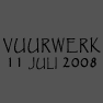 het vuurwerk op 11 juli 2008