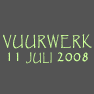 het vuurwerk op 11 juli 2008